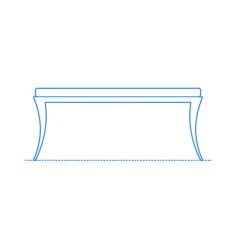 Furniture Benches Paris Contemporary Bench Outline Icon Svg Set, Free Vectors File